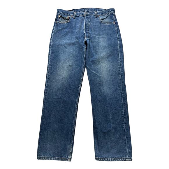 Levi’s Other - Levi's  501XX Blue Denim Jeans Mens 38x33 (Fits 34x30)  Made in USA Vintage 90s